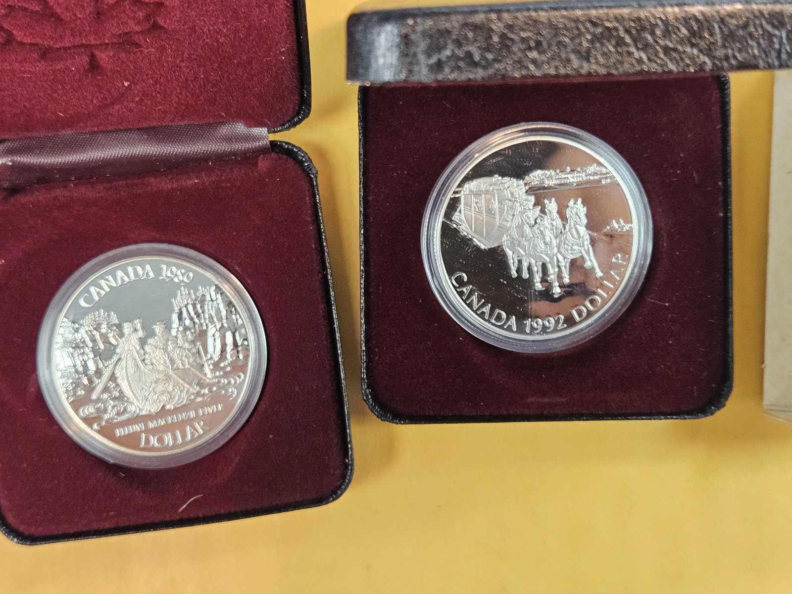 Four GEM Proof Canadian Silver Dollars - 3