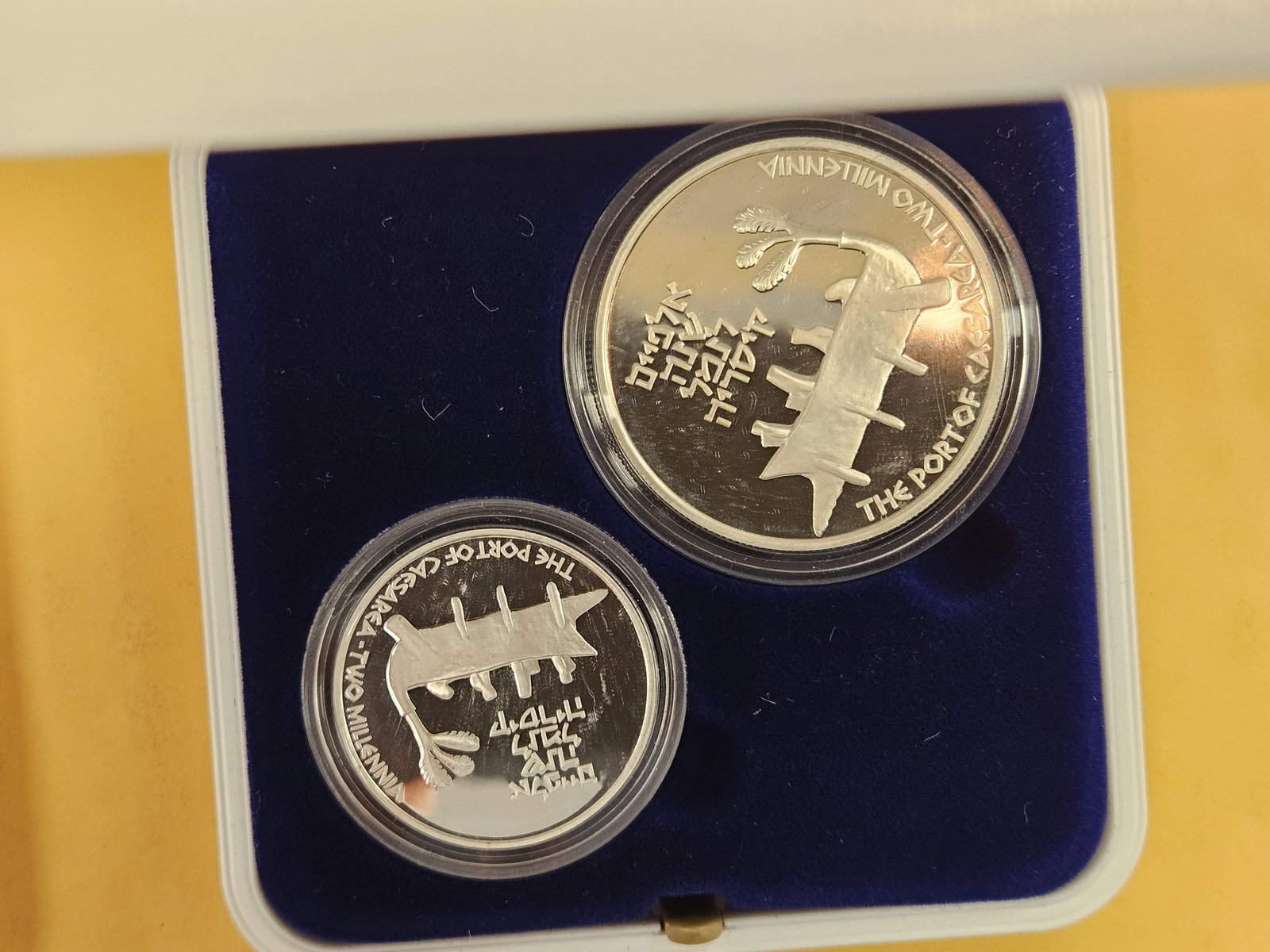 Two GEM Proof Israel Silver Coin sets - 3