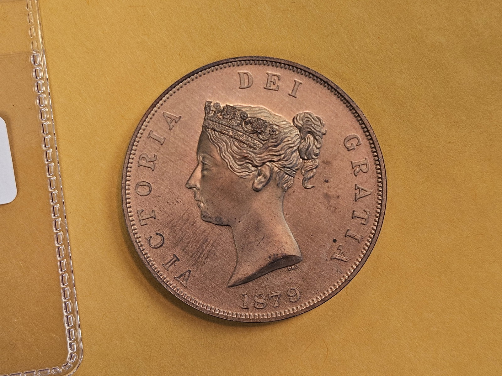 GEM 1879 Victoria Dei Gratia Medal - 3