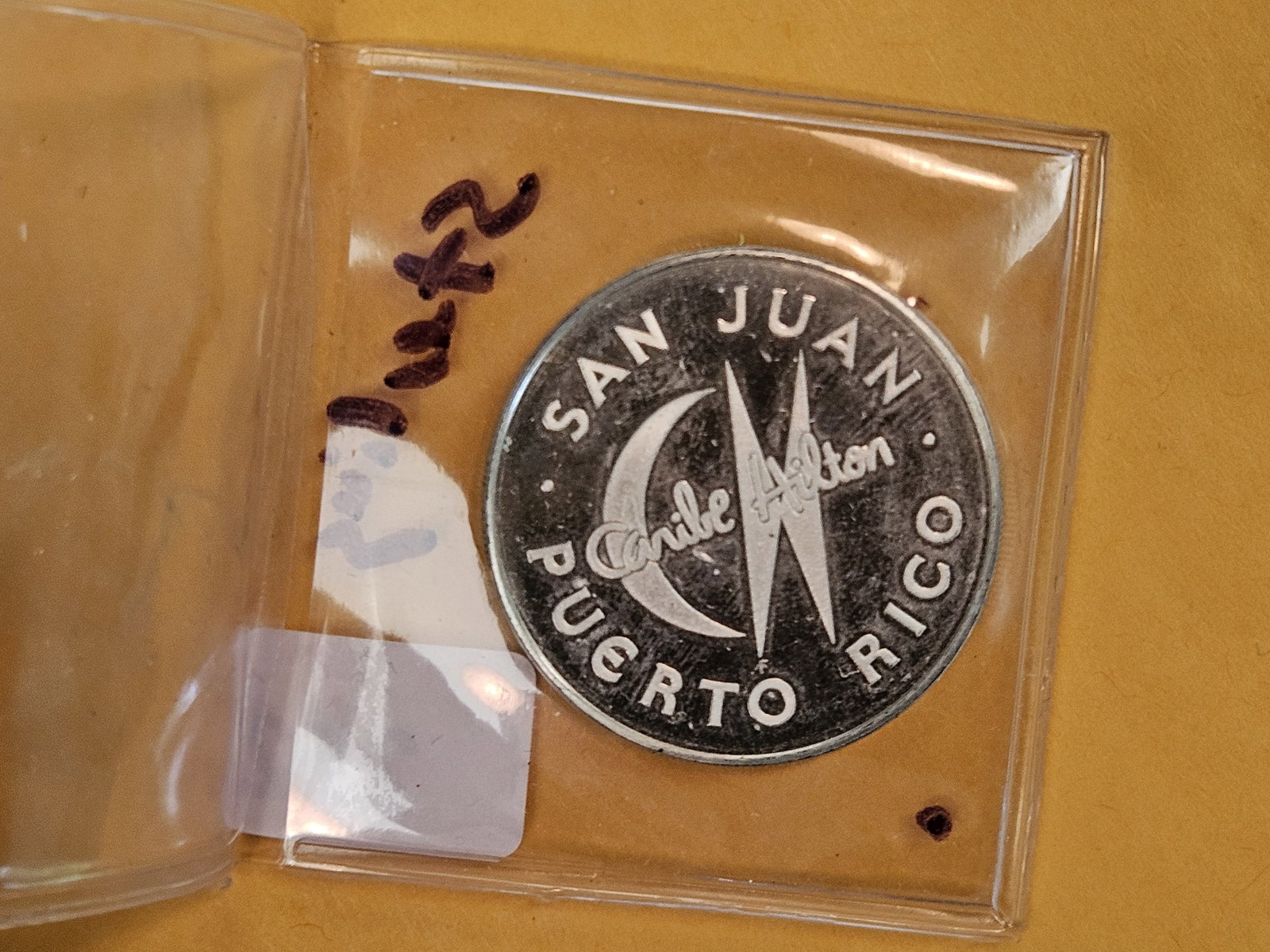 GEM Proof Deep Cameo Twenty-five Dollar SILVER Casino Token - 2