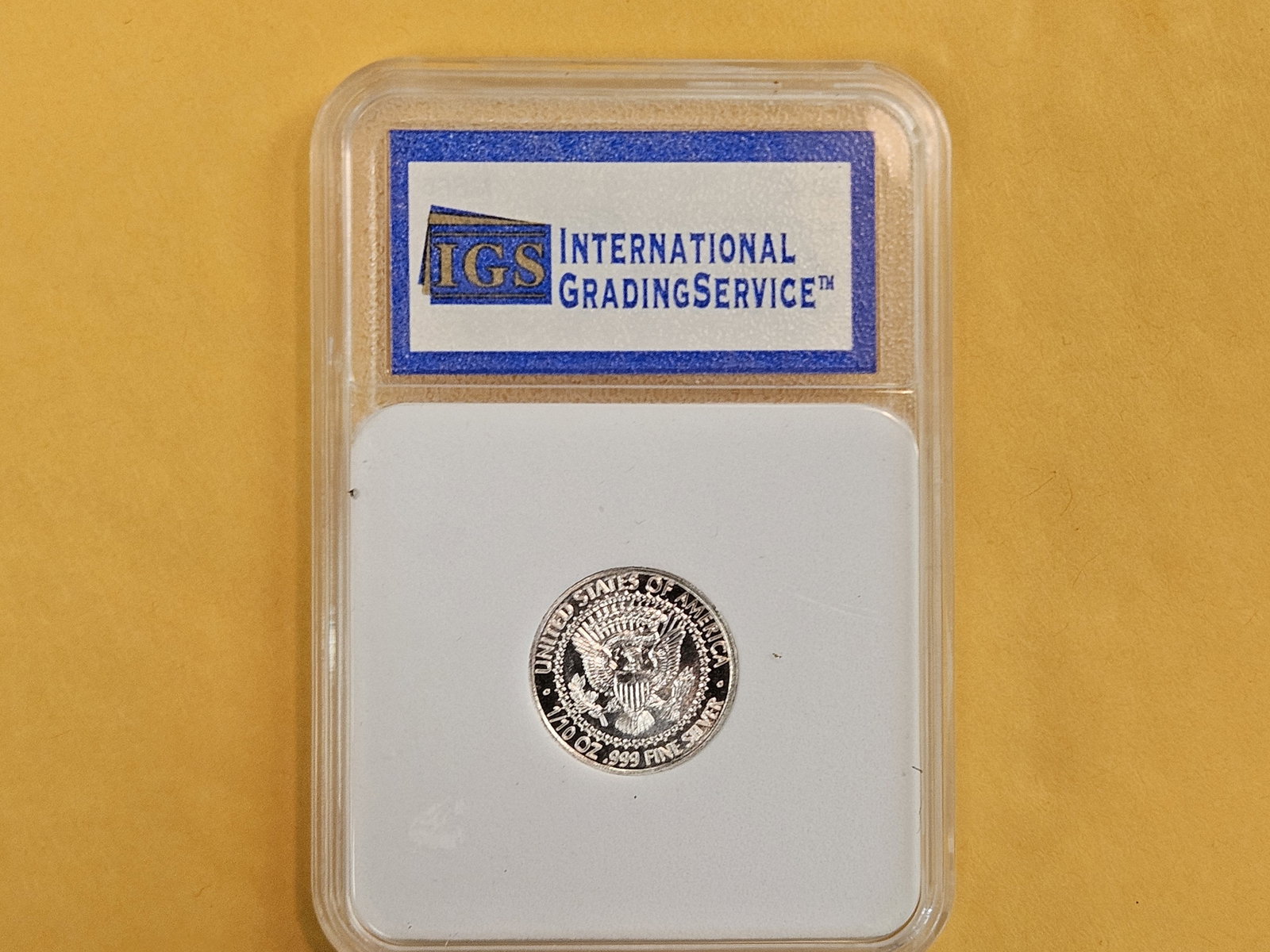 2014 GEM Proof Deep cameo Silver Kennedy medal - 3
