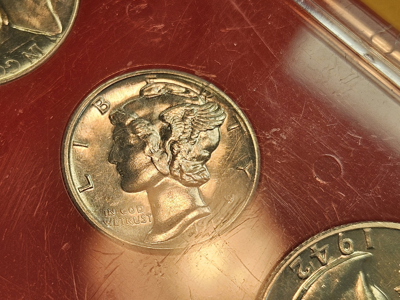 Beautiful GEMMY-looking 1942-S Year Coin set - 8