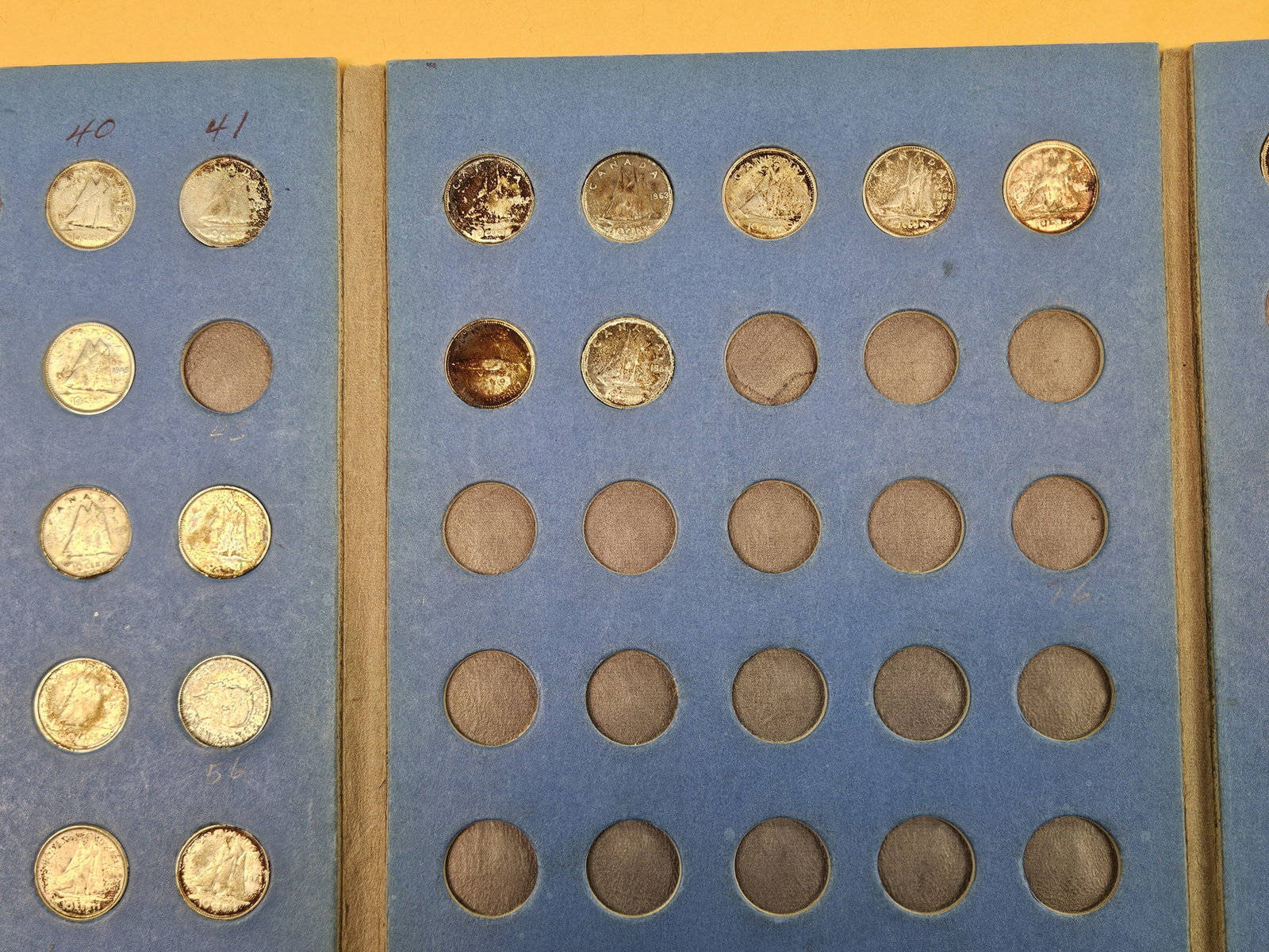 Mixed Set of Canadian Dimes - 3