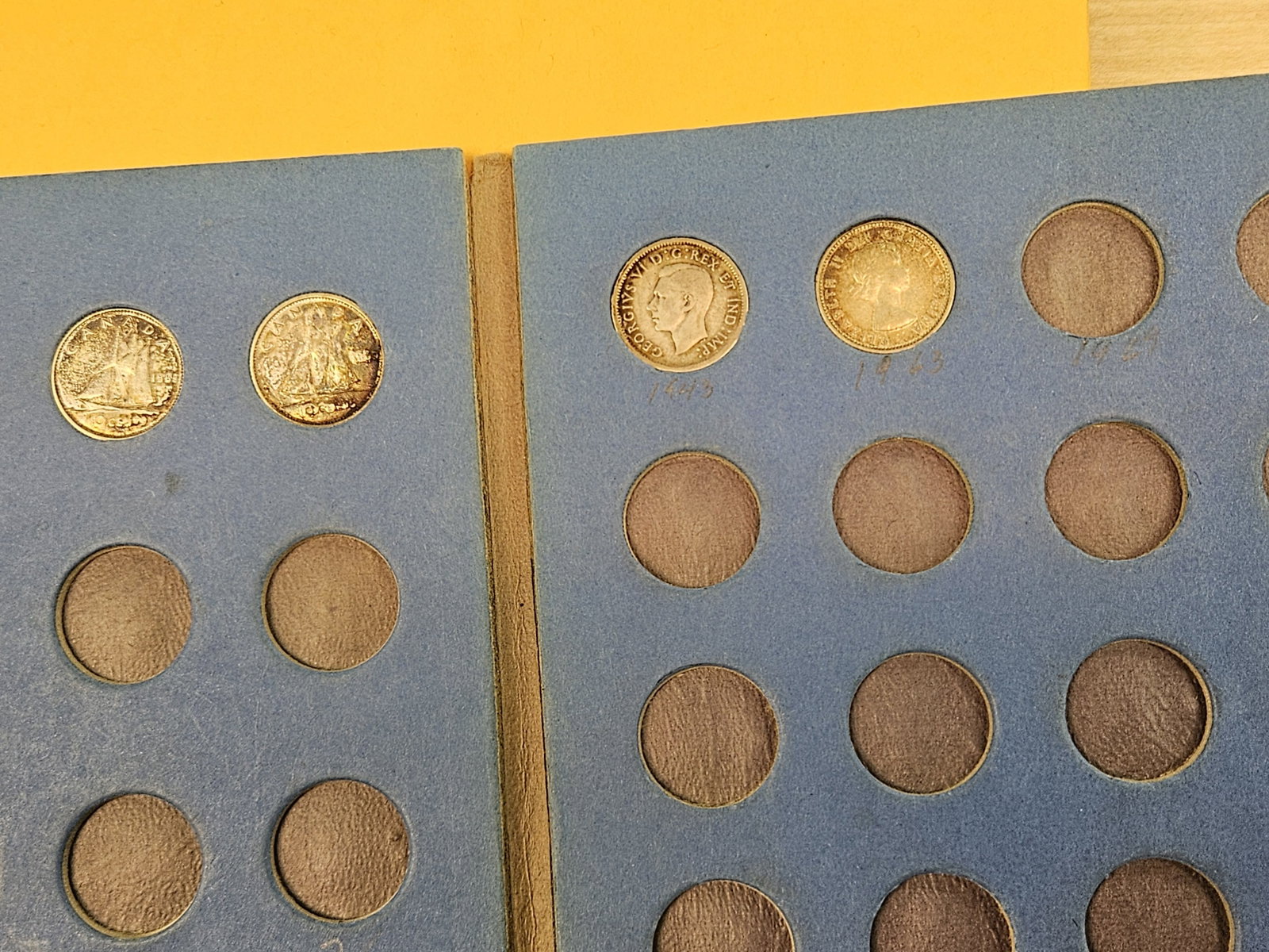Mixed Set of Canadian Dimes - 4