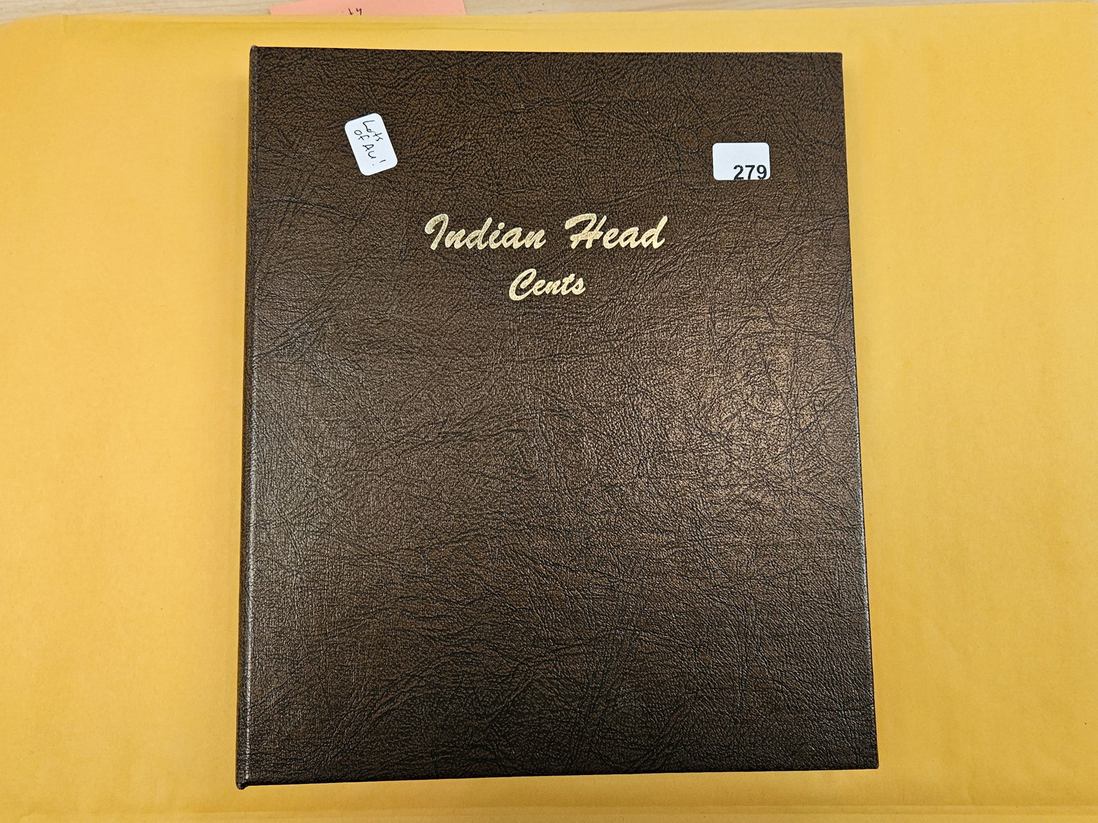 * Fairly complete Indian Head cent collection: In nice Dansco Album. No Keys, but has a lot of better dates. Also has a lot of nice Indians with Full Liberty in the headbands and quite a few in About Uncirculated!