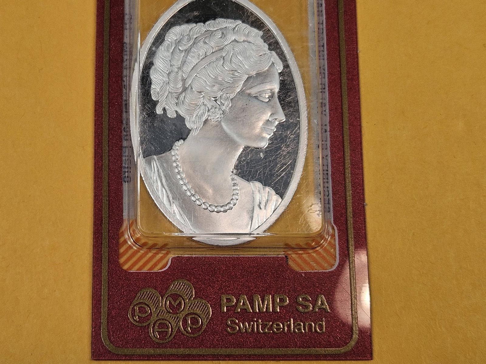 PAMP SUISSE One-Half troy ounce .999 fine silver proof art piece - 2