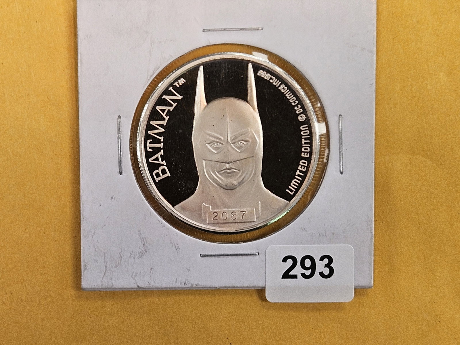 One Troy ounce .999 fine silver art round: Batman
