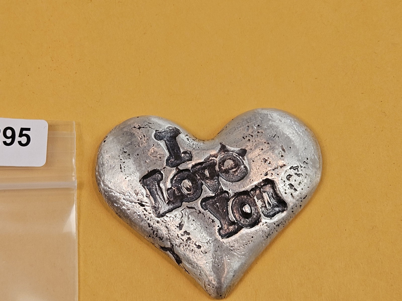 FOUR and One-Half Troy ounce .999 fine silver art piece - 2