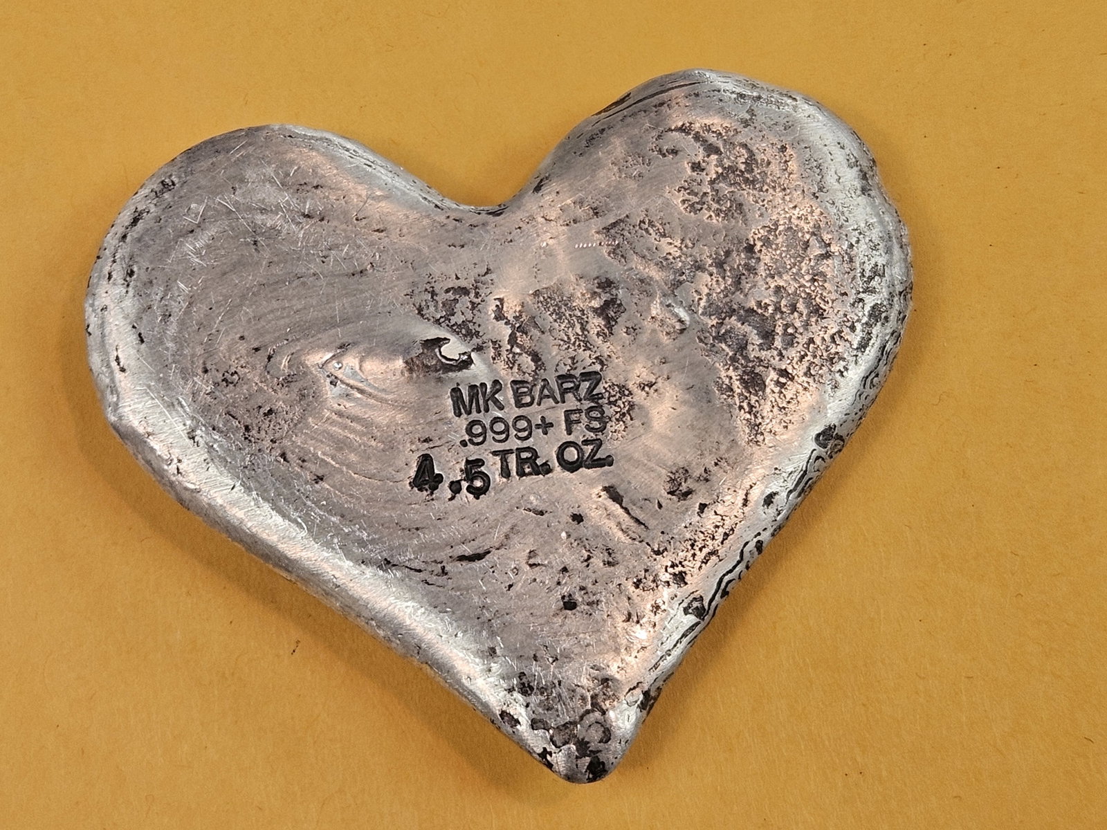 FOUR and One-Half Troy ounce .999 fine silver art piece - 3