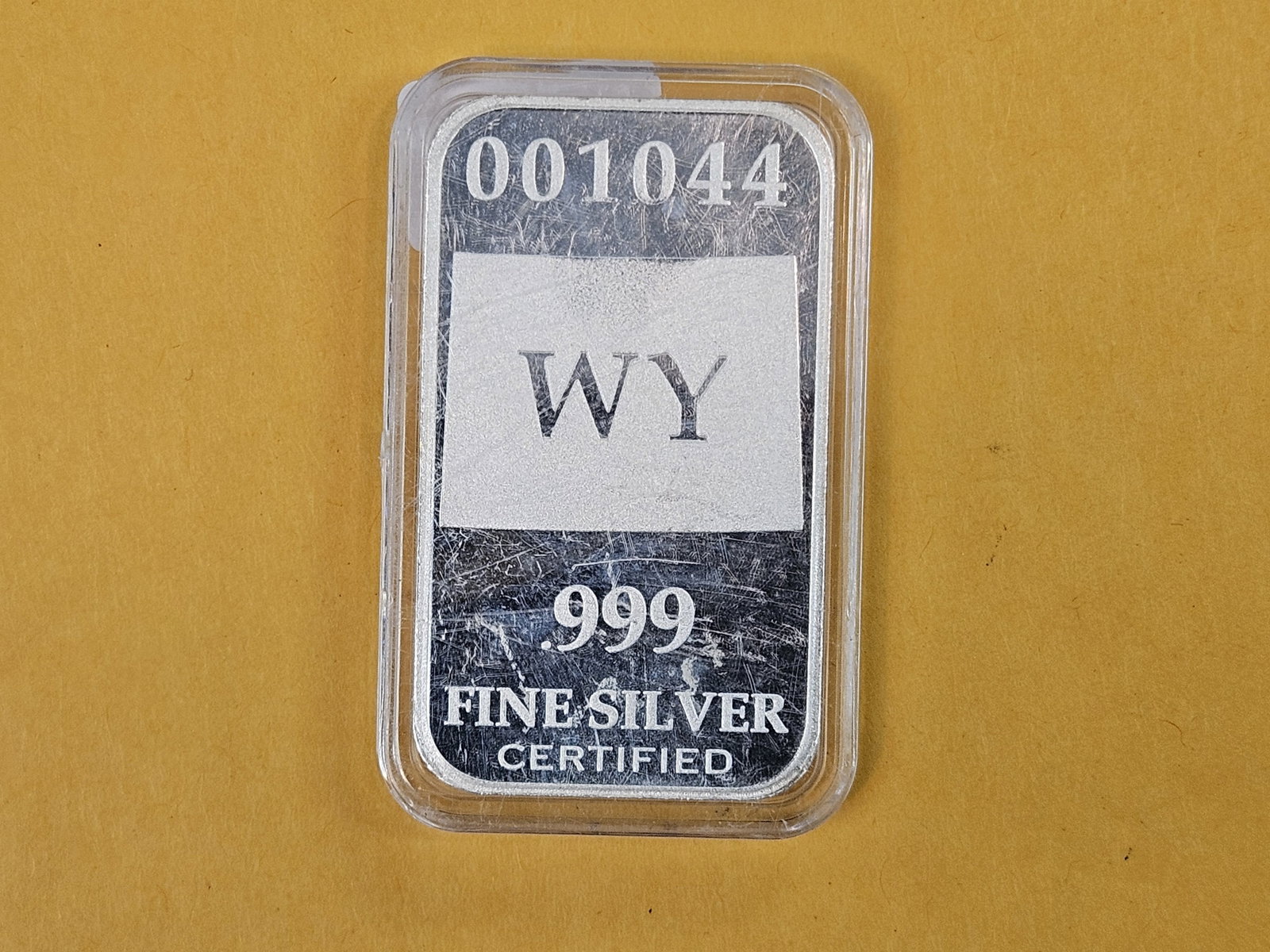 One Troy ounce .999 fine silver art bar - 2