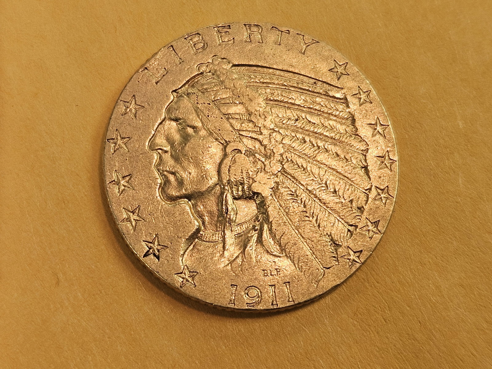 GOLD! Bright 1911-S Indian Head Gold TEN Dollars: Eagle