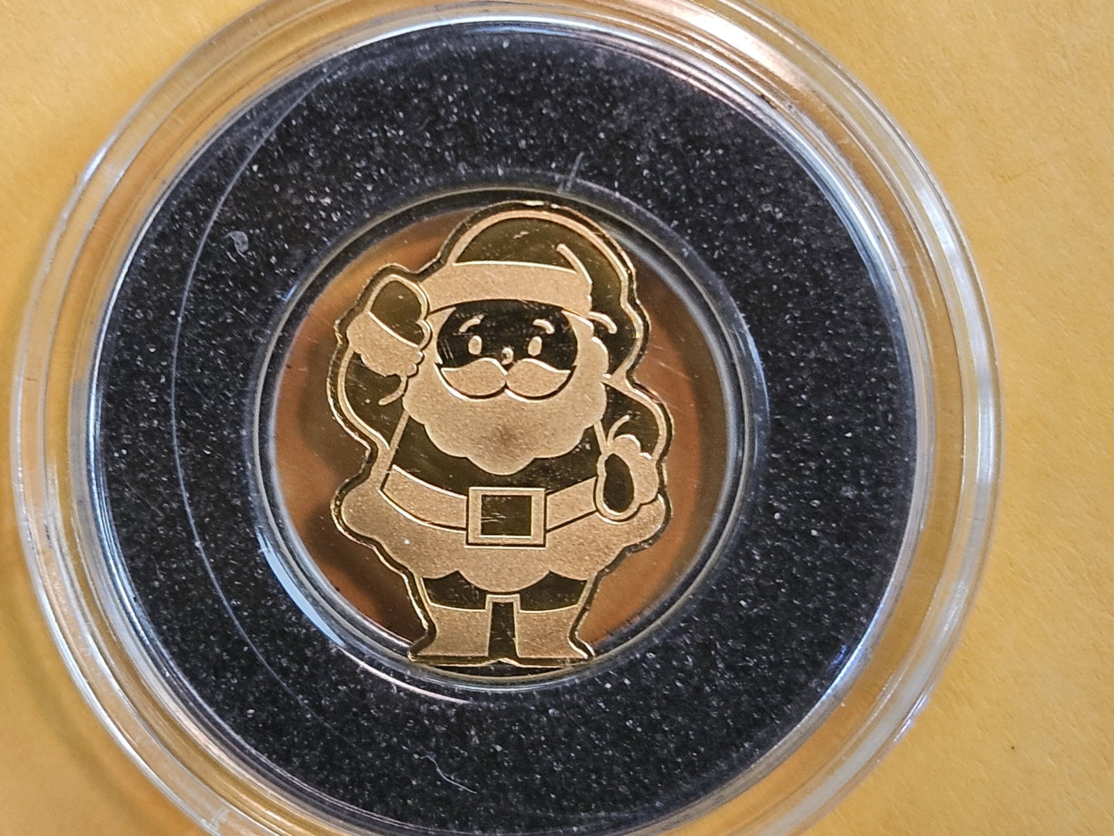 GOLD! GEM Republic of Palau Gold Dollar: Proof Santa