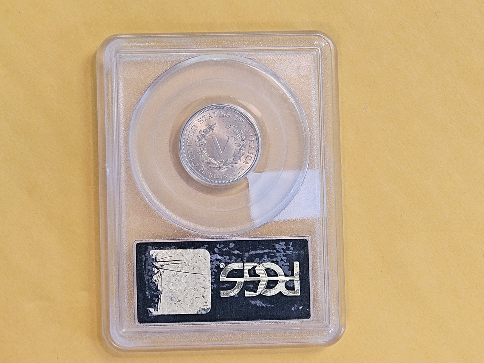 GEM PCGS OGH 1883 No Cents Liberty "V" Nickel in Mint State 65 - 5