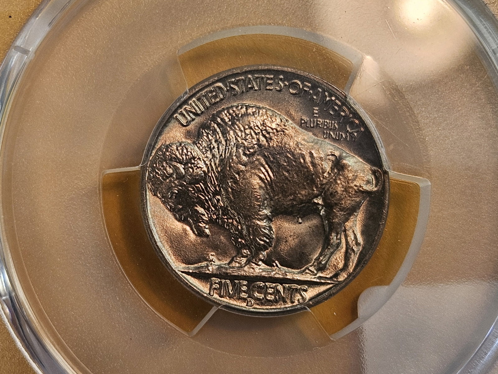 GEM! PCGS 1938-D Buffalo Nickel in Mint State 66 - 4
