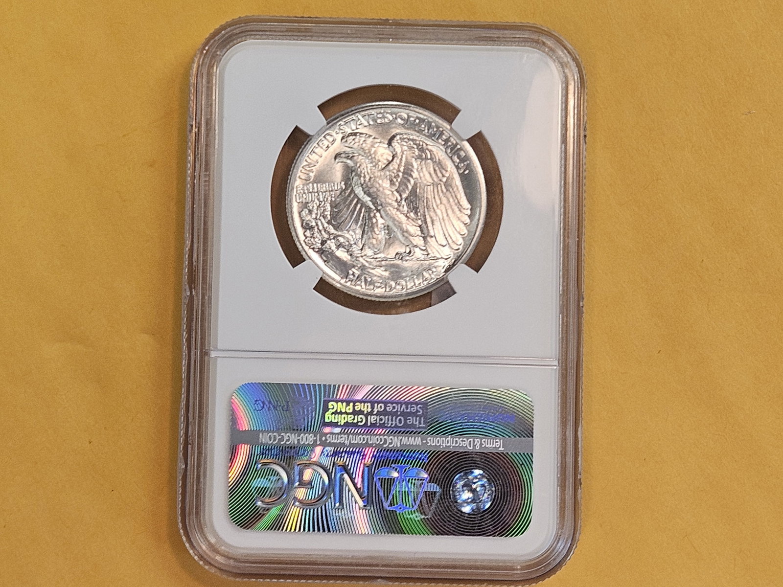 NGC 1941 Walking Liberty silver Half Dollar in Mint State 63 - 3