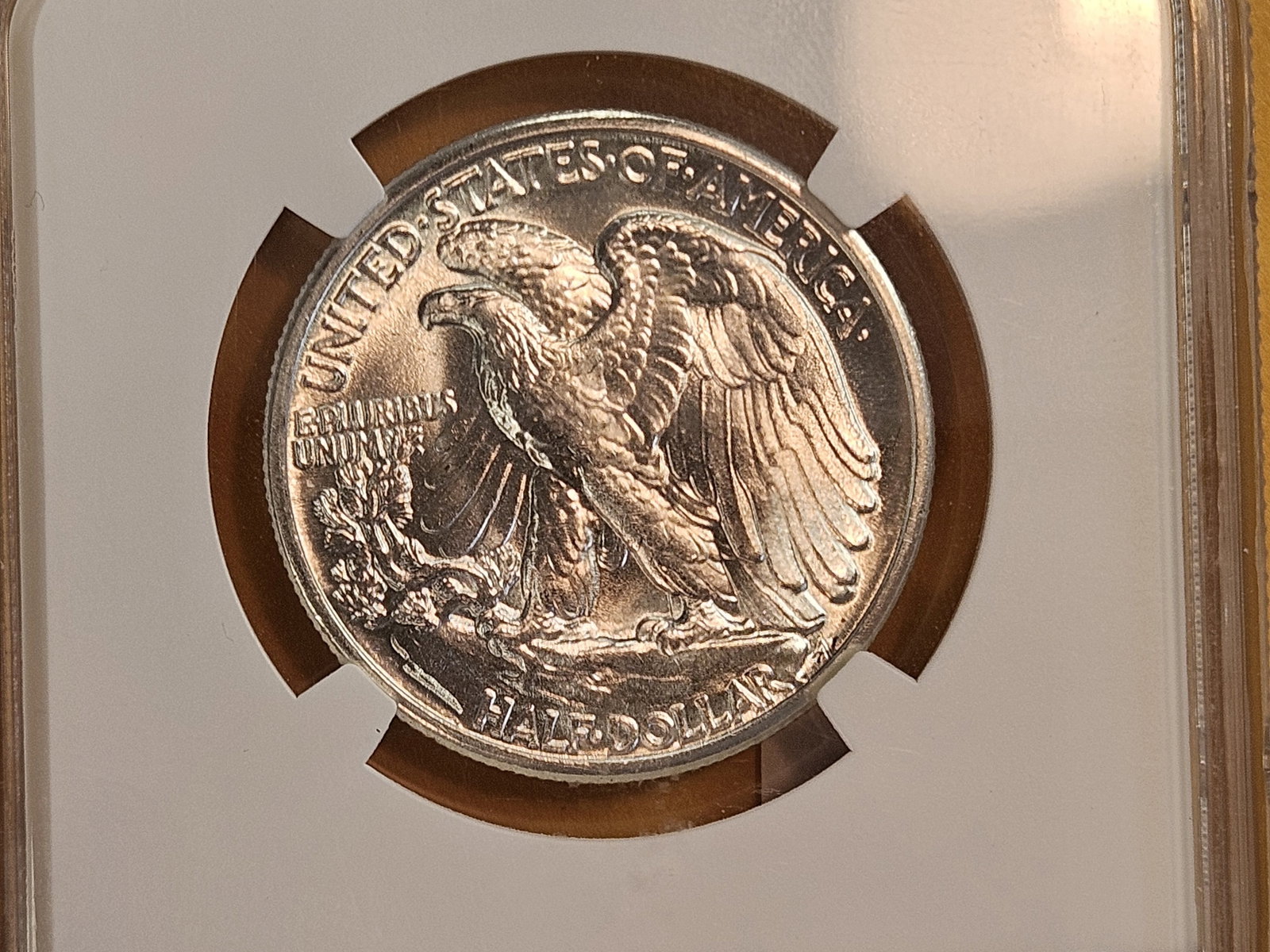 NGC 1941 Walking Liberty silver Half Dollar in Mint State 63 - 4