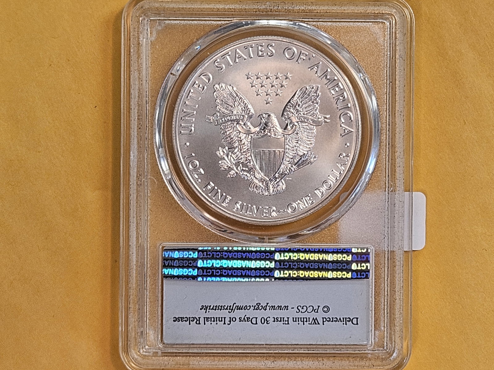 PCGS 2019 American Silver Eagle in Mint State 69 - 2