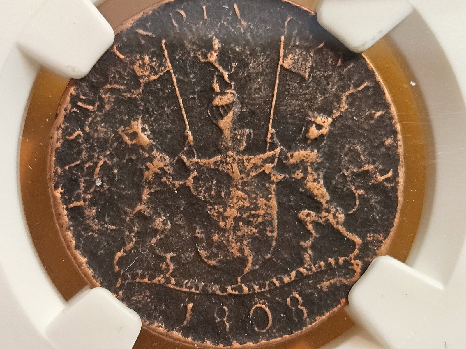 NGC 1808 East India Company 10 cash (1 of 4)