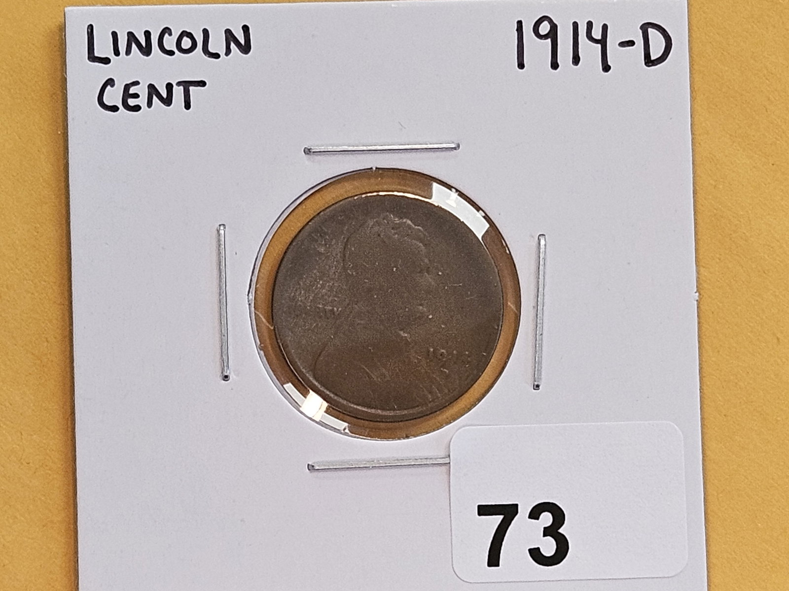 Semi-Key 1914-D Wheat cent - 2