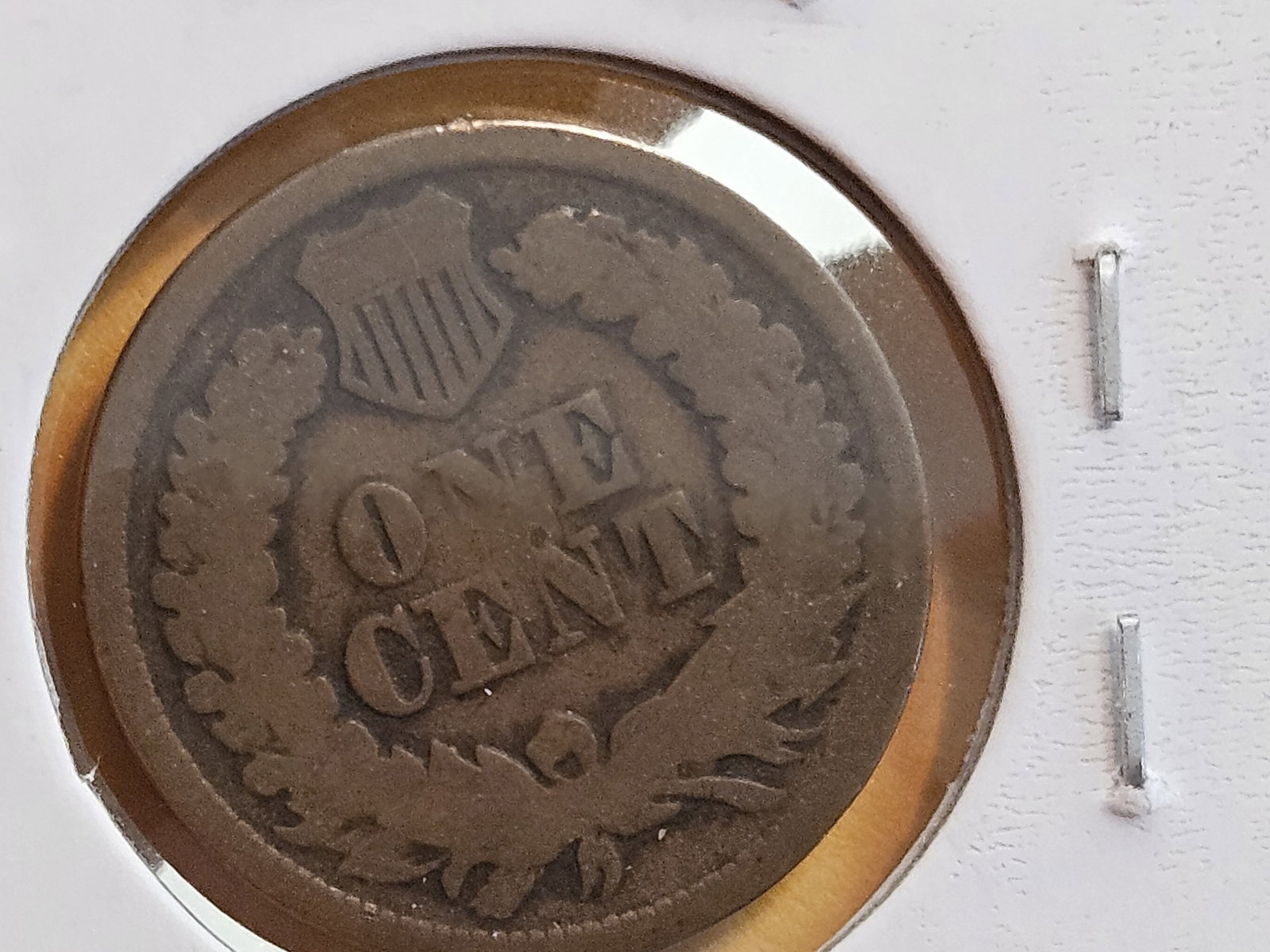 Semi-Key 1866 Indian Cent - 3