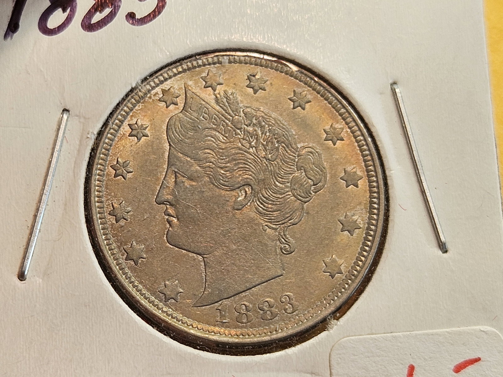 Both version of 1883 Liberty "V" Nickels - 5