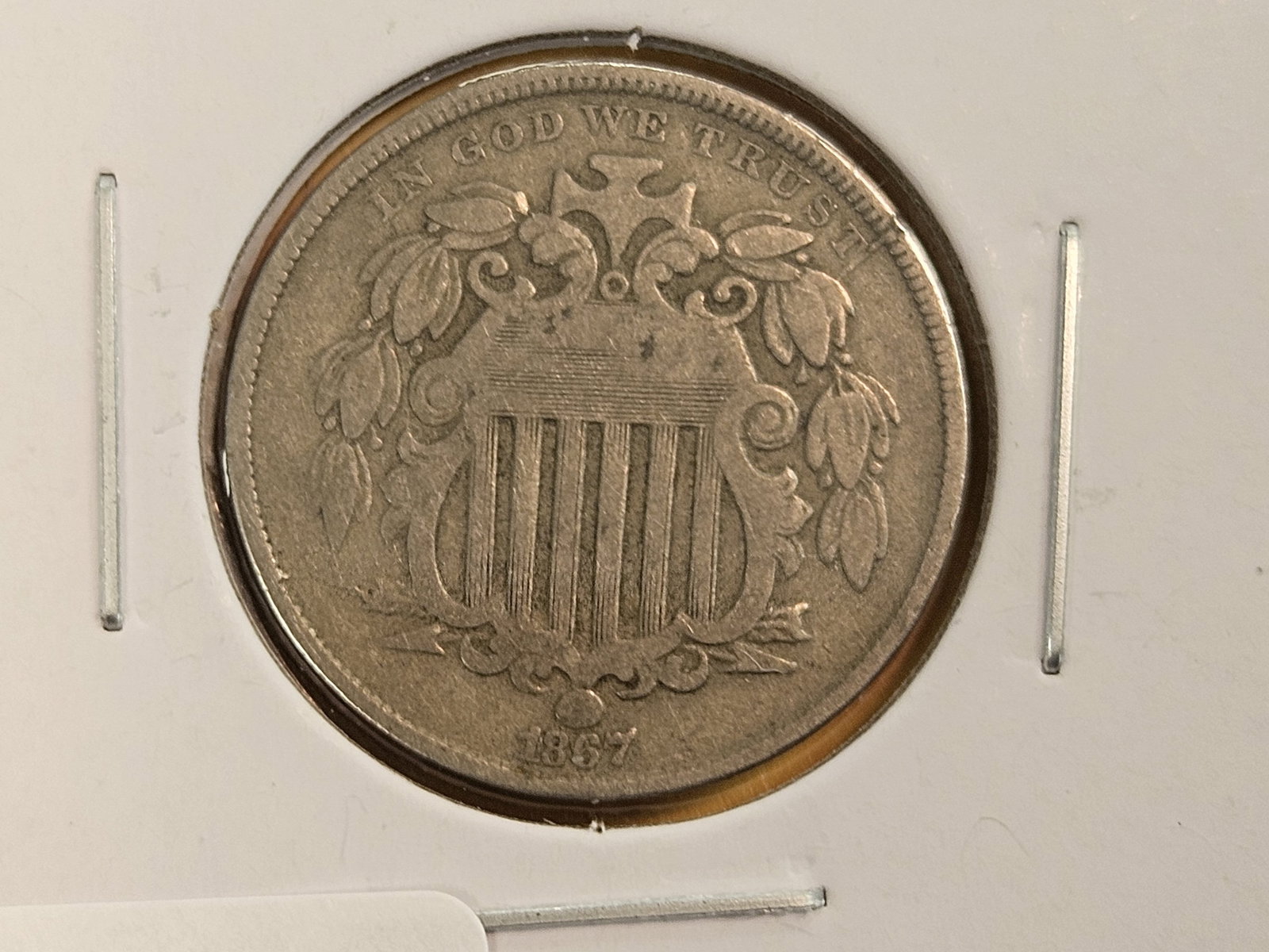 1867 and 1882 Shield Nickels - 2