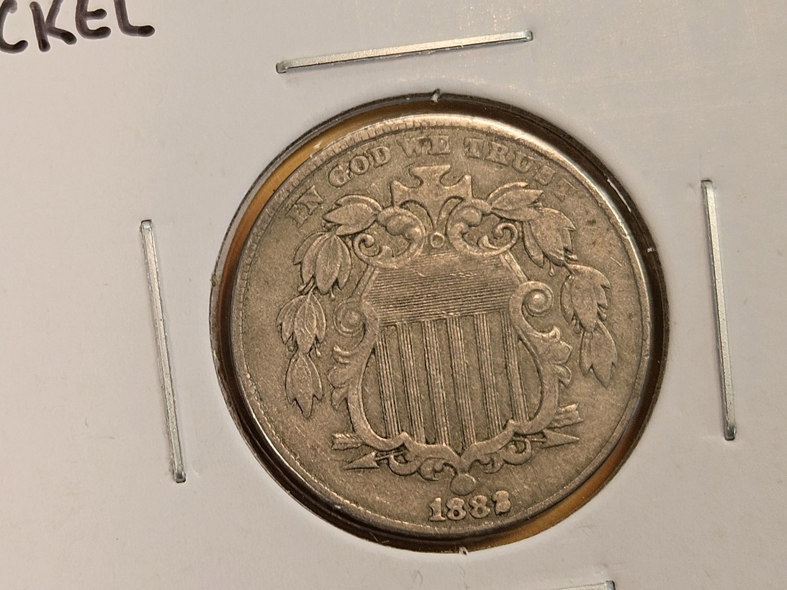 1867 and 1882 Shield Nickels - 4