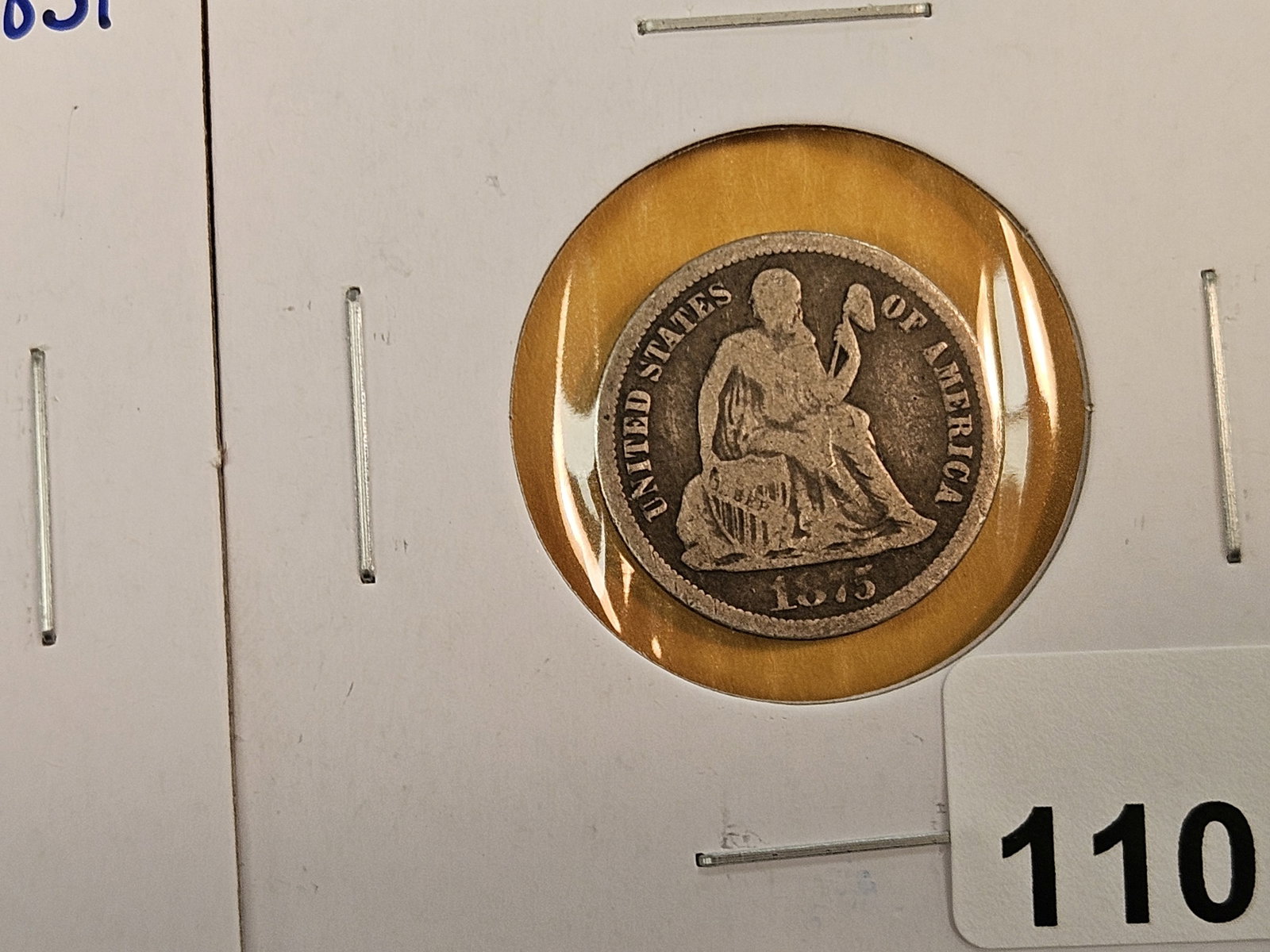 Three mixed Seated Liberty Silver Dimes - 3