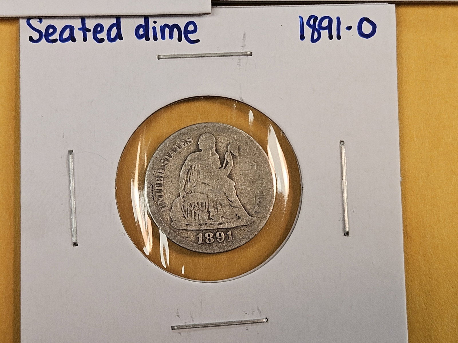 Three mixed Seated Liberty Silver Dimes - 4