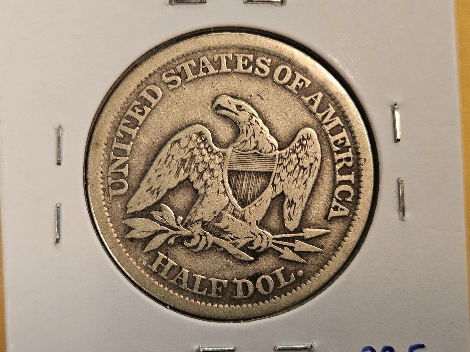 Semi-Key 1864-S Seated Liberty Silver Half Dollar in Very Good - 3