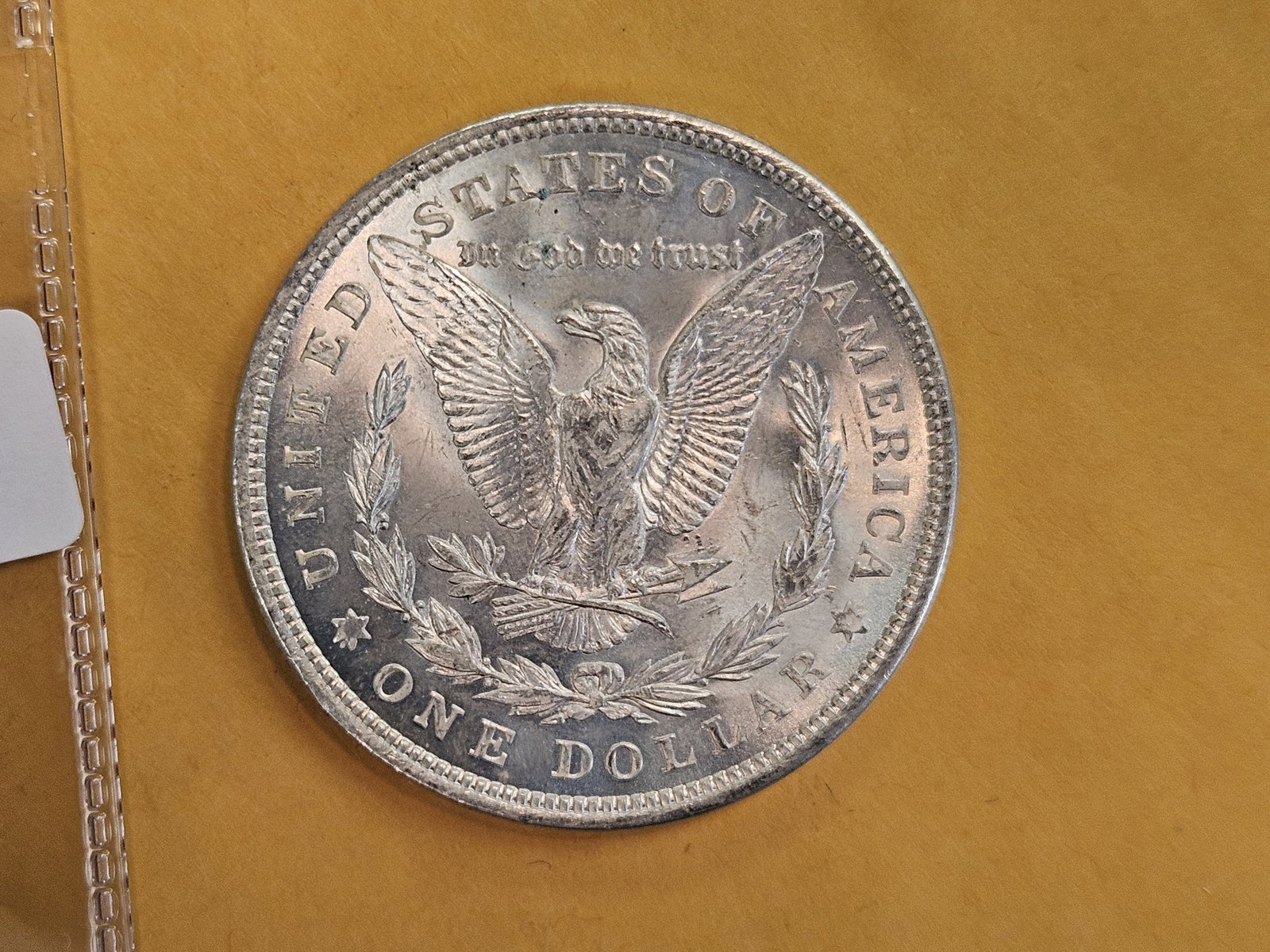 Brilliant Uncirculated 1921 Morgan silver Dollar - 3