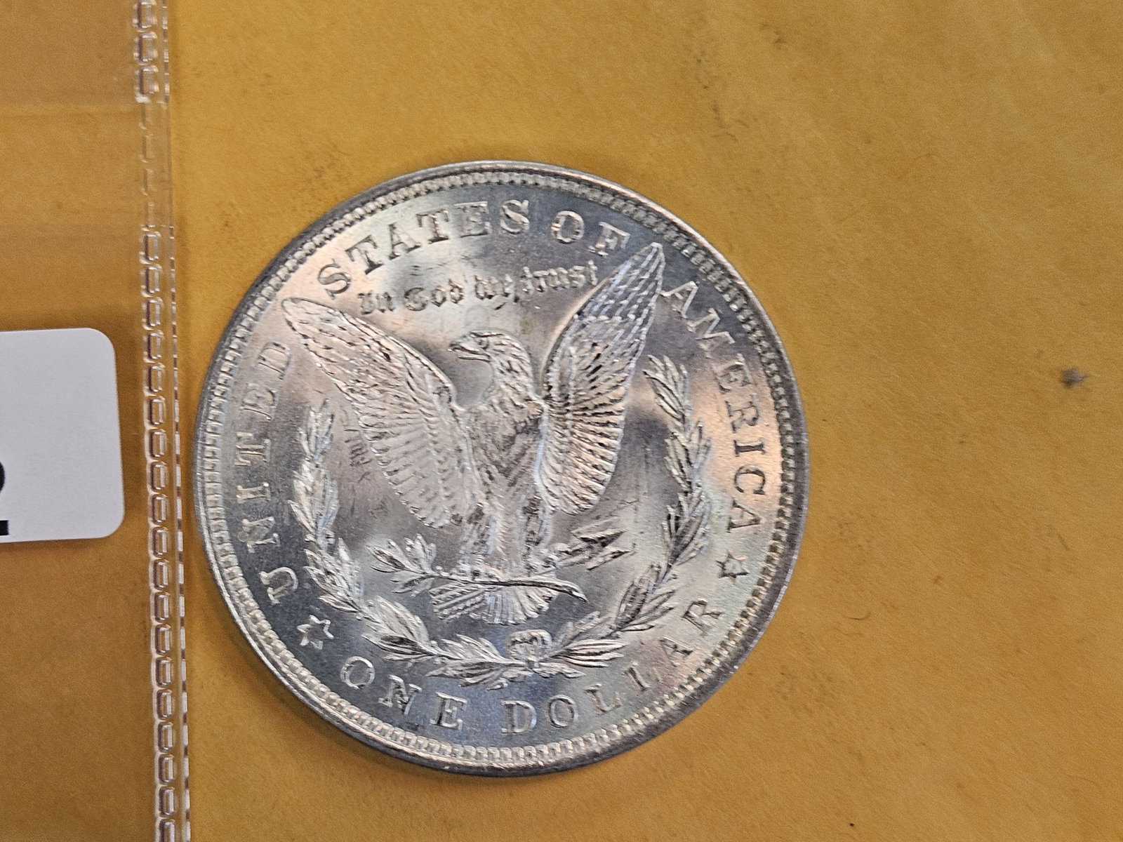 Brilliant Uncirculated 1921 Morgan silver Dollar - 3