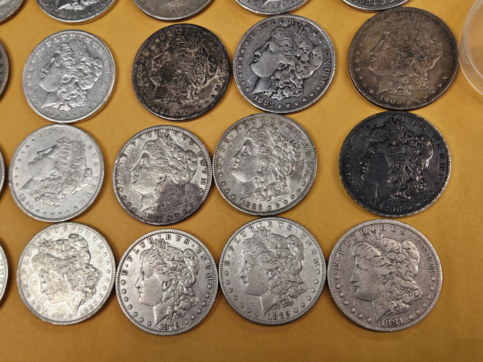 ** FULL ROLL ** Twenty Morgan Silver Dollars - 5