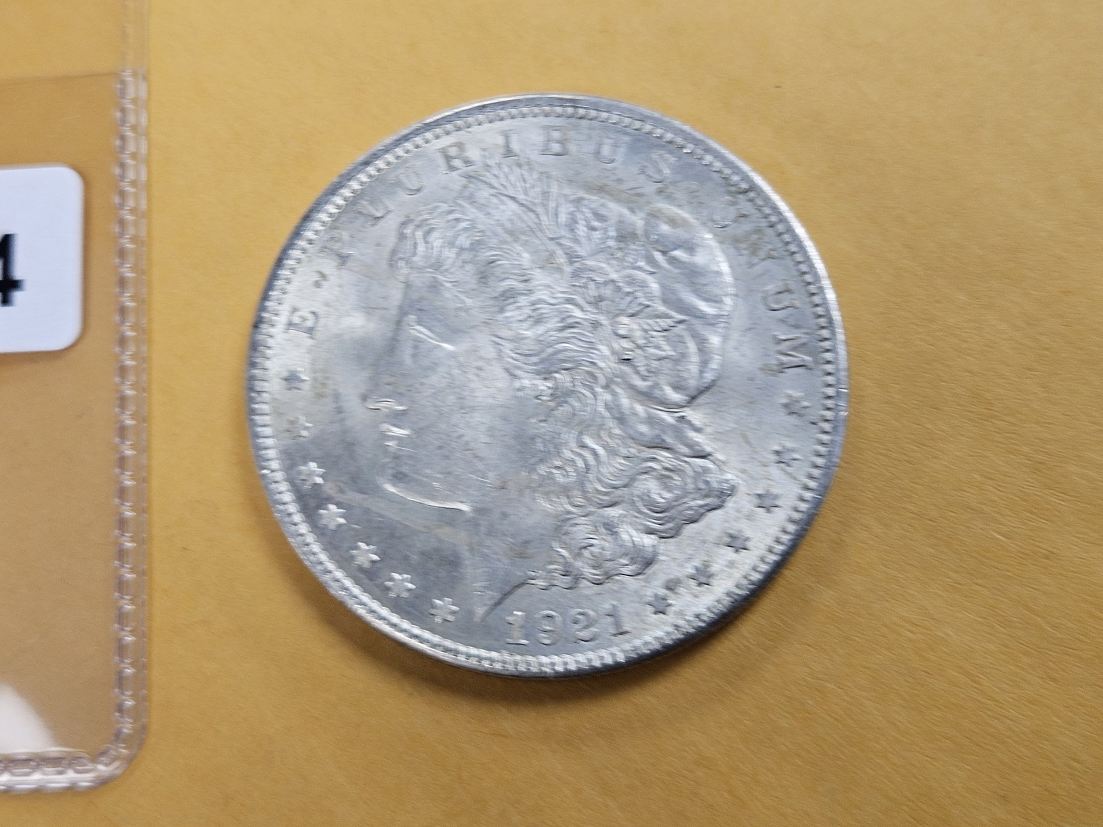 Bright Uncirculated 1921 Morgan silver Dollar - 2