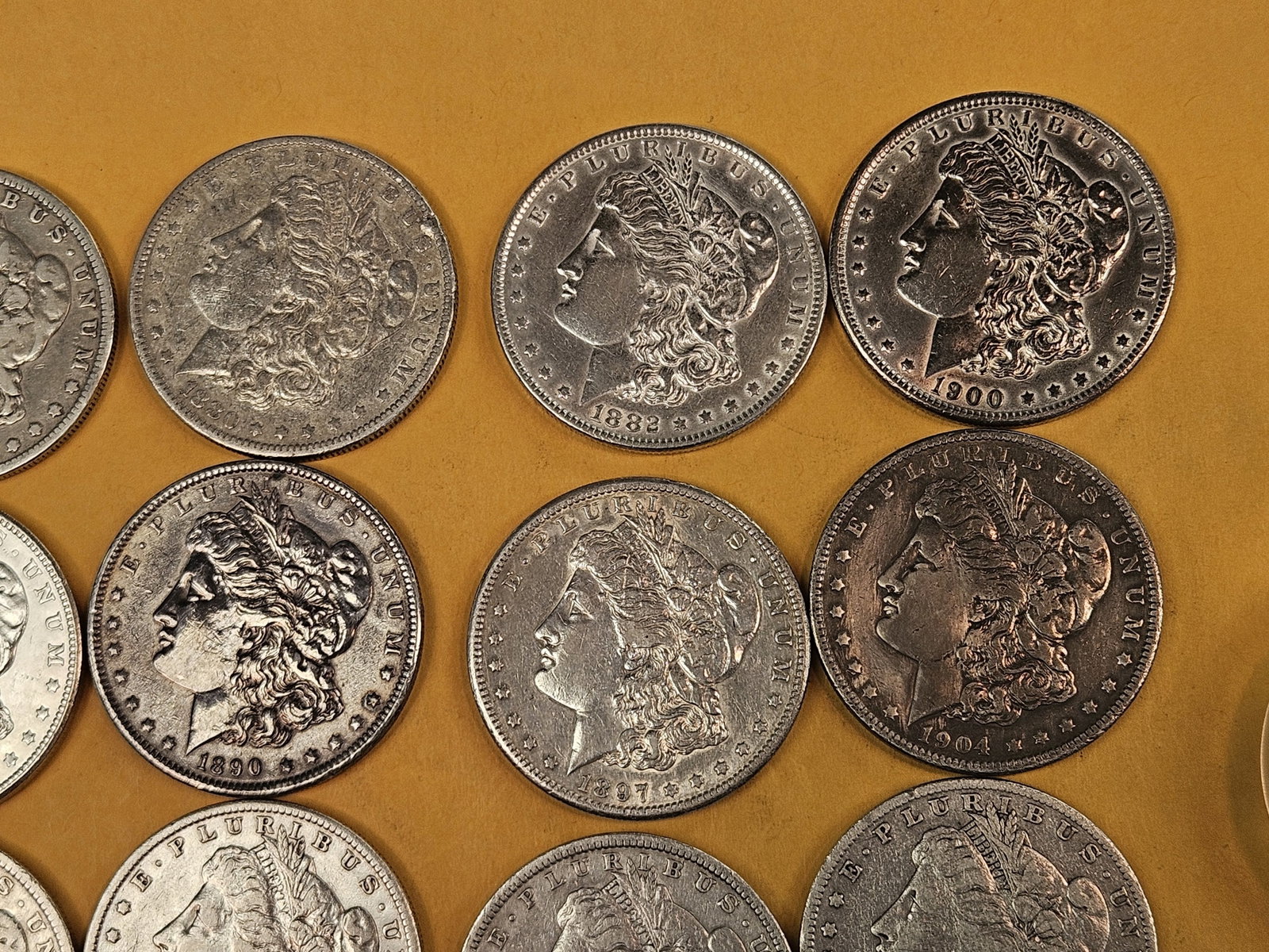 ** FULL ROLL ** Twenty Morgan Silver Dollars - 3