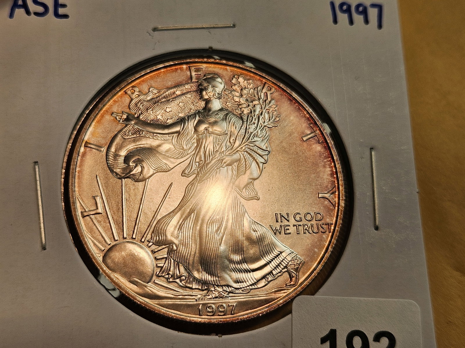 GEM Brilliant Uncirculated 1997 American Silver Eagle - 3