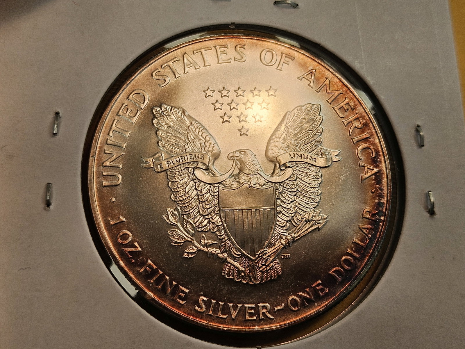 GEM Brilliant Uncirculated 1997 American Silver Eagle - 6