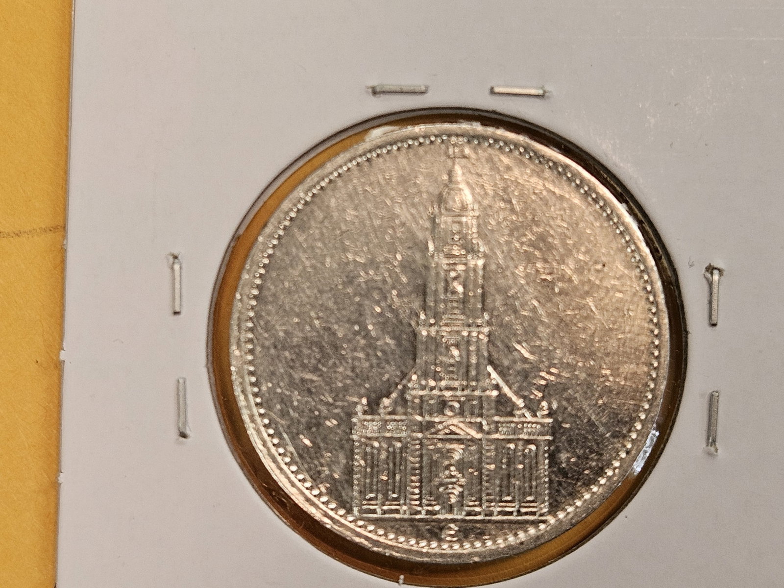 1935-E German silver 5 reichsmark - 3