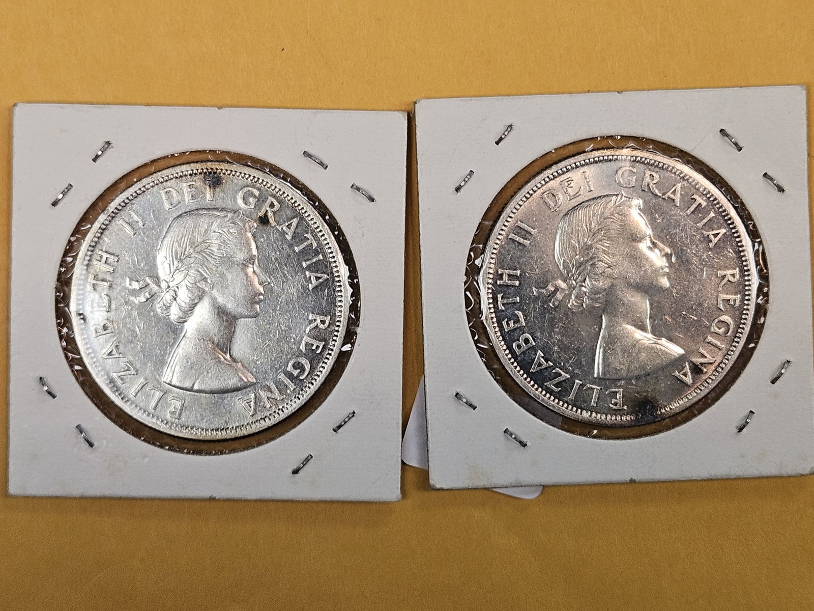 Two Canadian Silver Dollars - 2