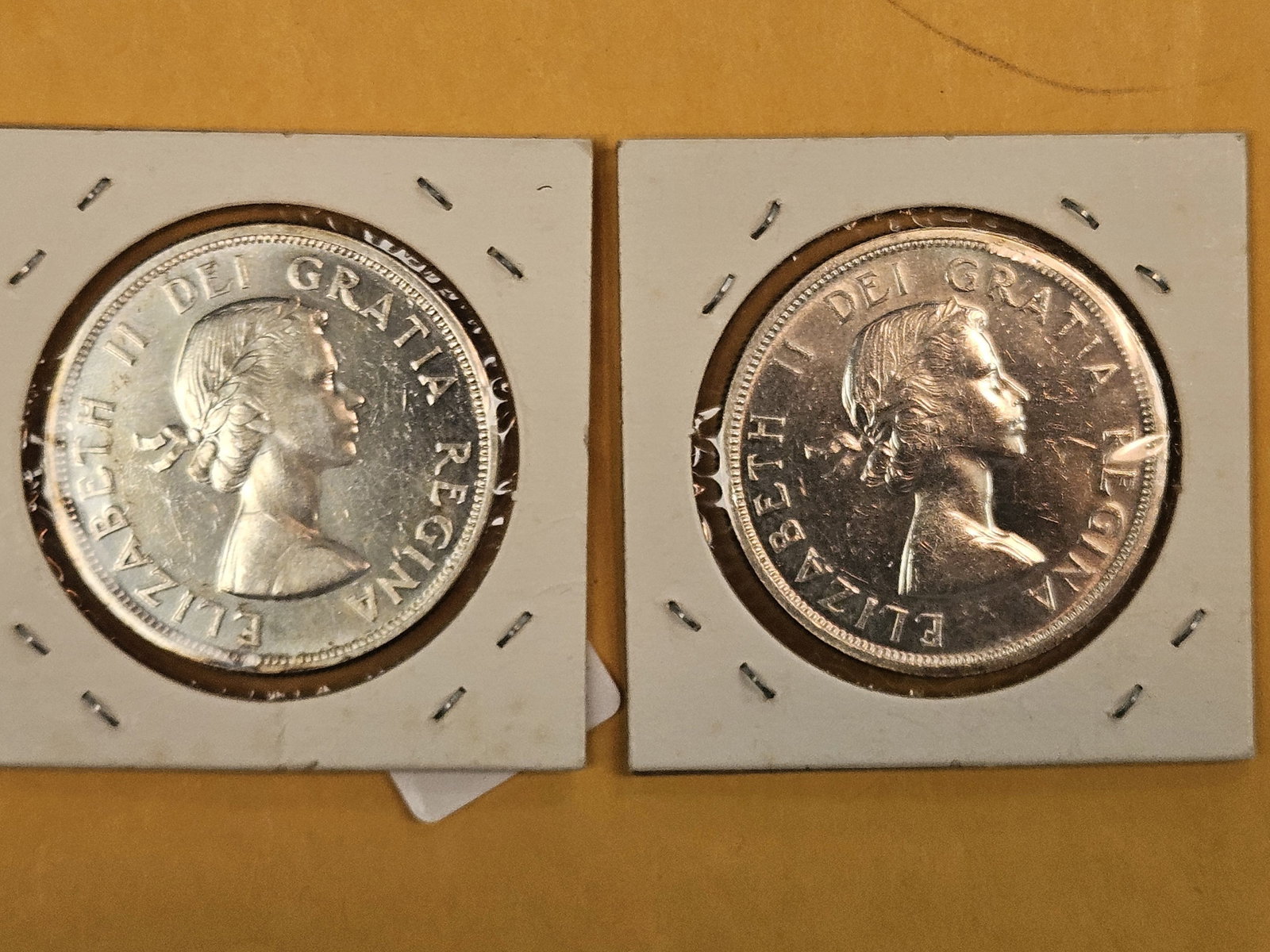 Two Canadian Silver Dollars - 2