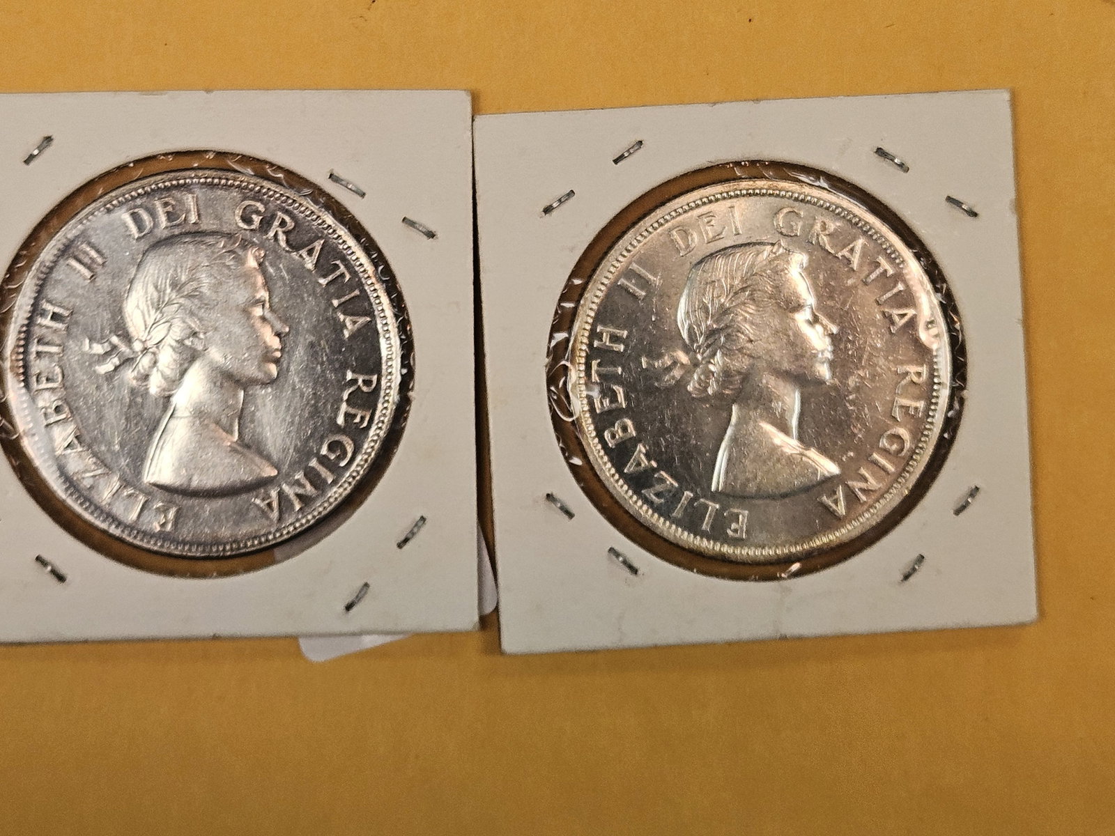 Two Canadian Silver Dollars - 2