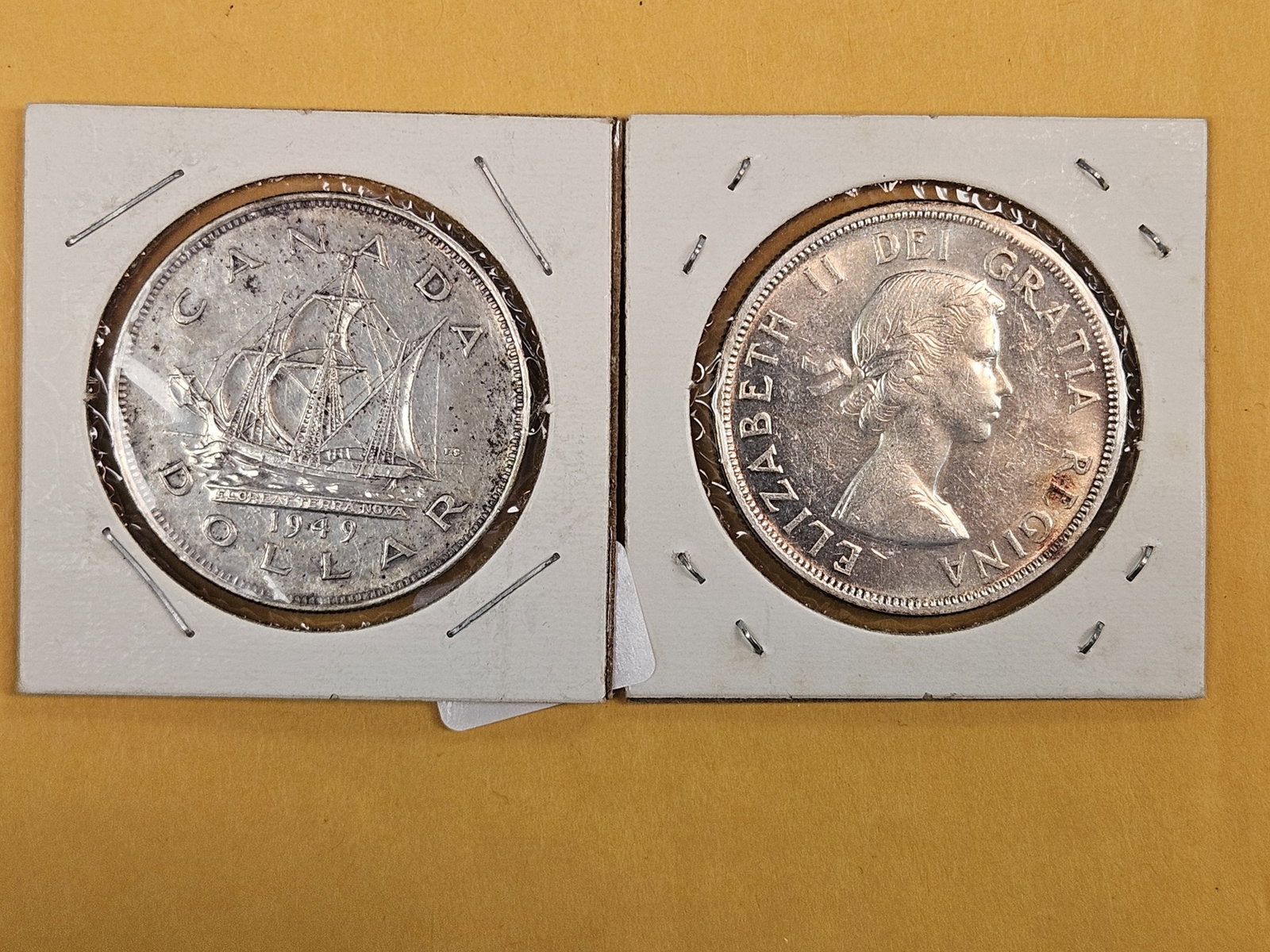 Two Canadian Silver Dollars - 2
