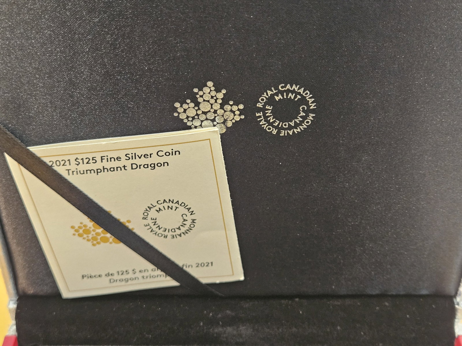 * GEM Proof Deep Cameo 2021 Canada Silver-Gold $125 Dollars - 3