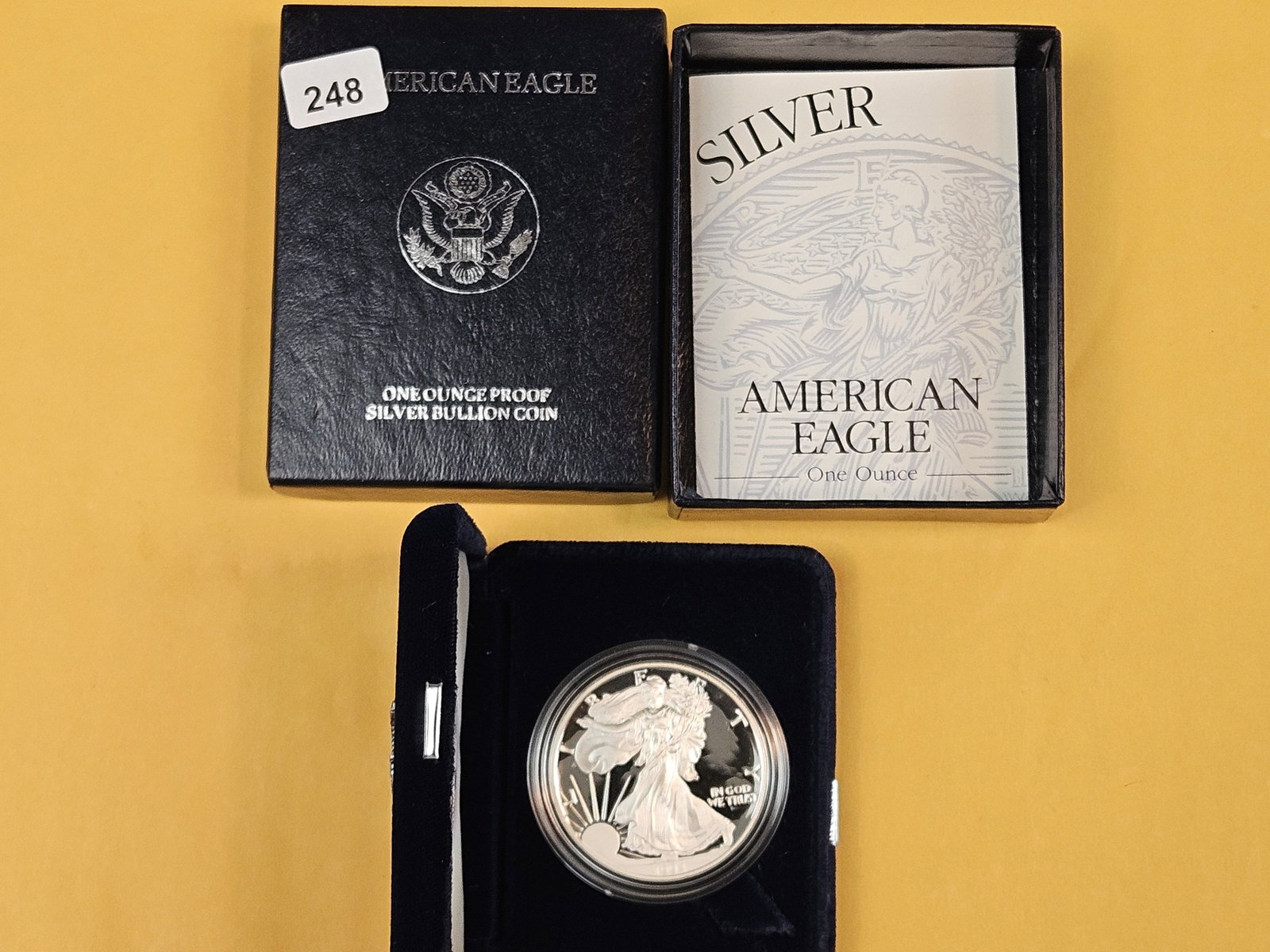 Semi-Key GEM Proof Deep Cameo 1994 American Silver Eagle (1 of 3)