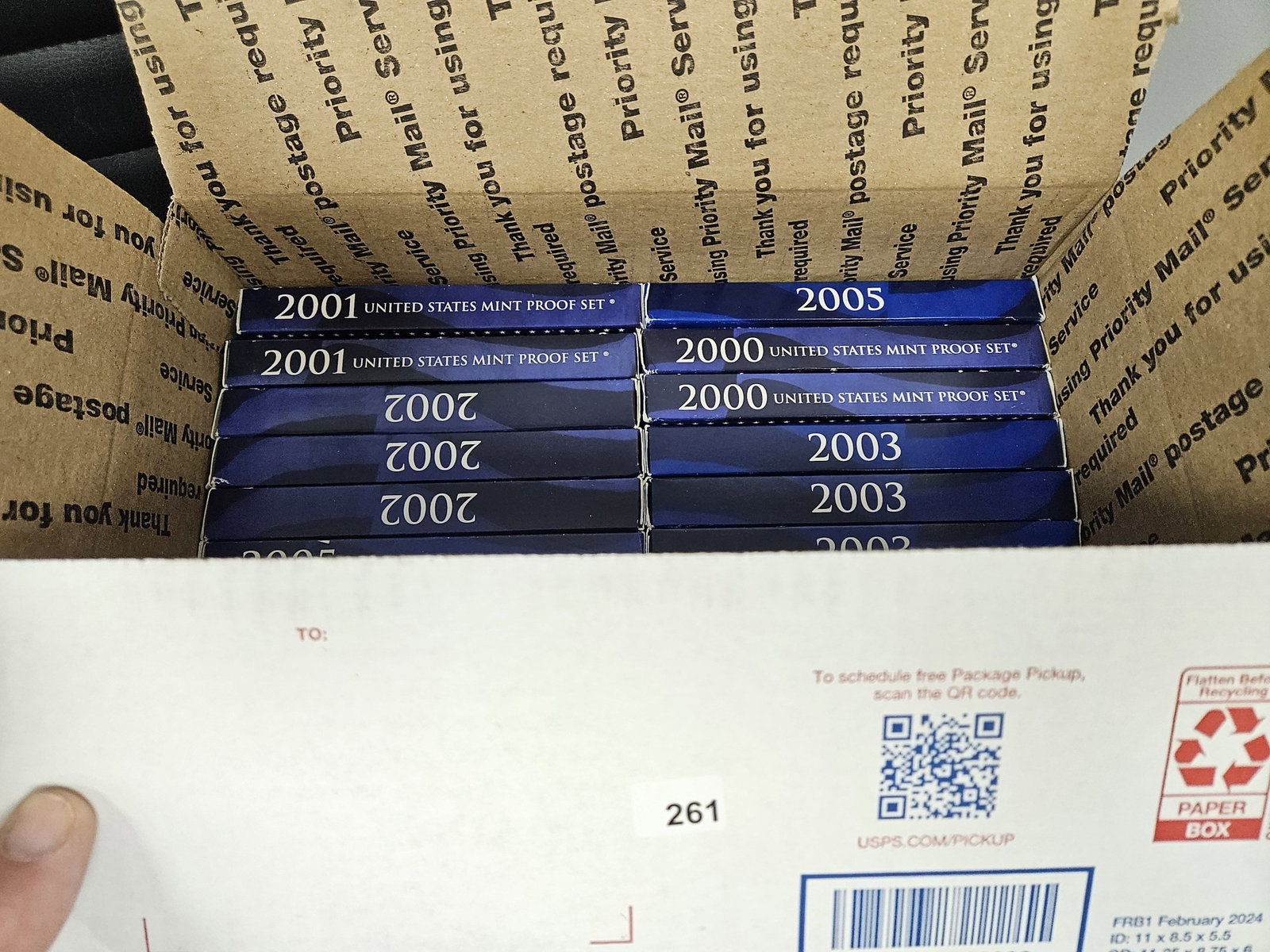 TWENTY-FOUR US PROOF SETS! - 2