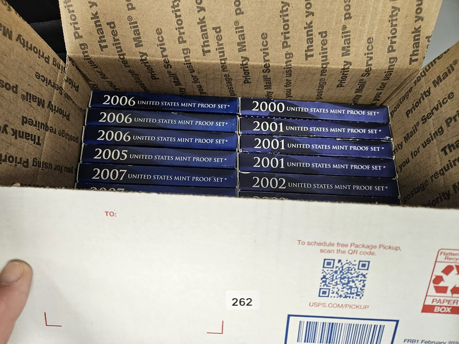 TWENTY-FOUR US PROOF SETS! - 2