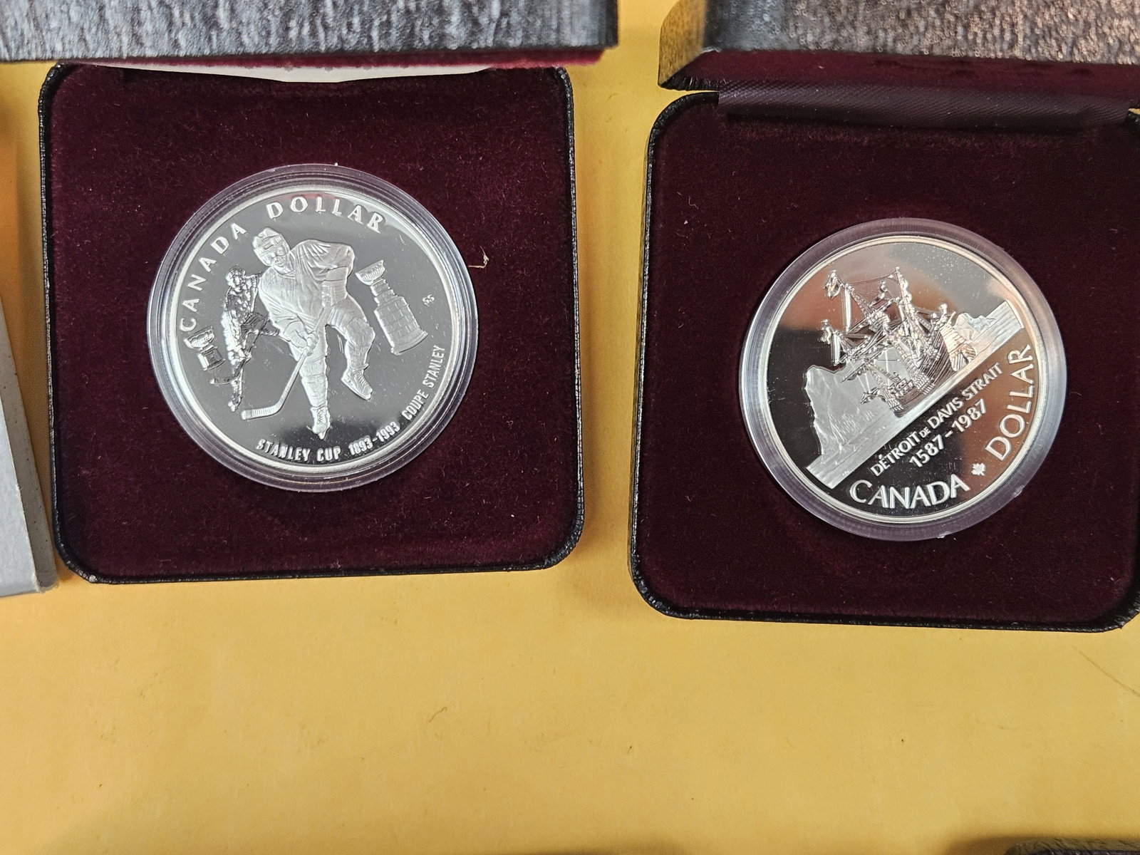 Five GEM Canadian Silver Dollars - 2