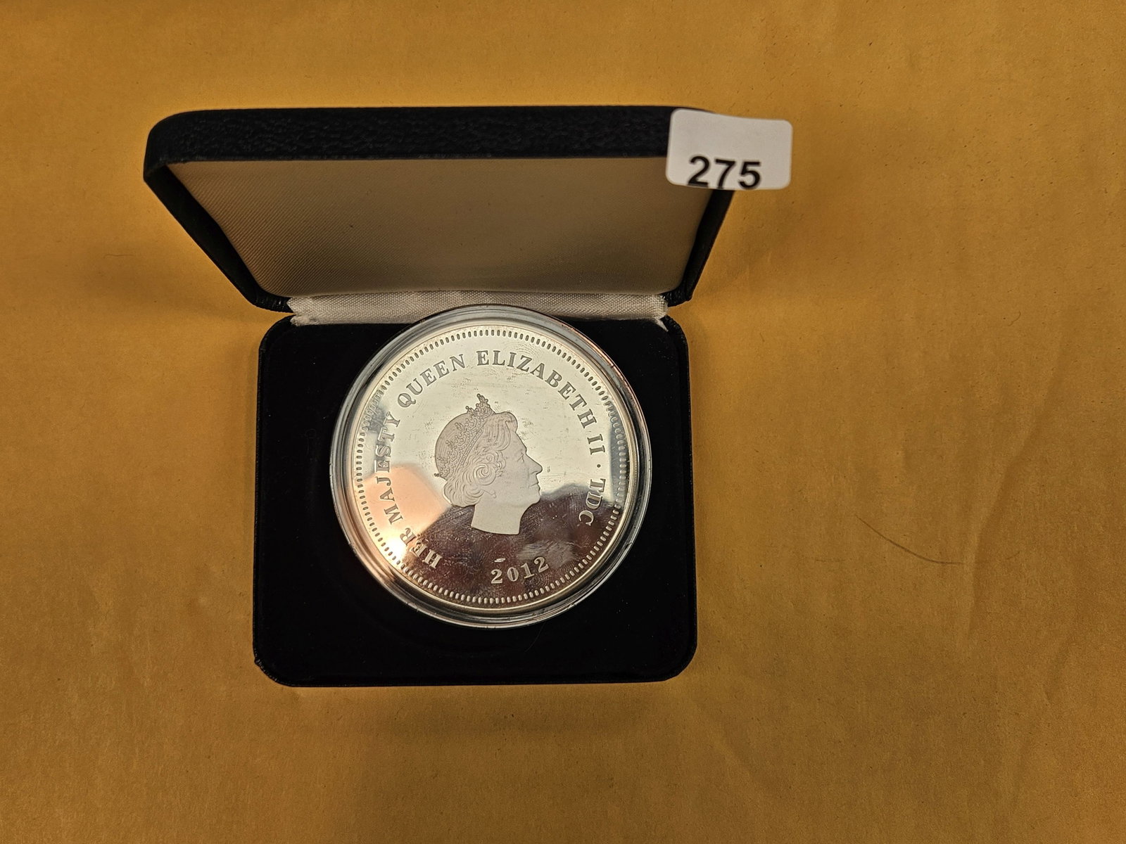 GEM Proof Deep Cameo 2012 Tristan de Cunha Silver Double Crown: 100 Years RMS Titanic 10th April 1912 Proof with original Packaging