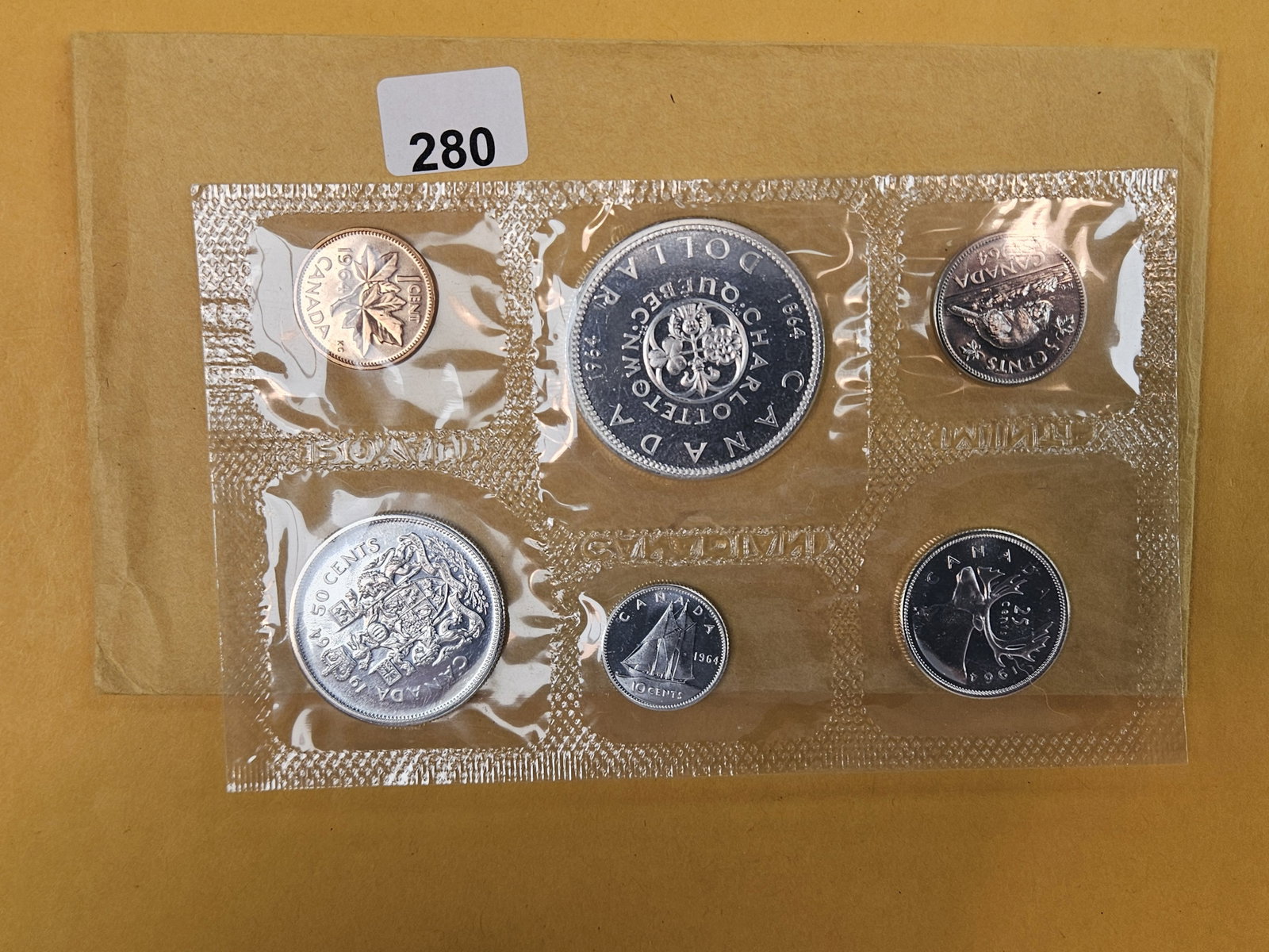 1964 GEM Prooflike Canada Silver Uncirculated coin set (1 of 2)