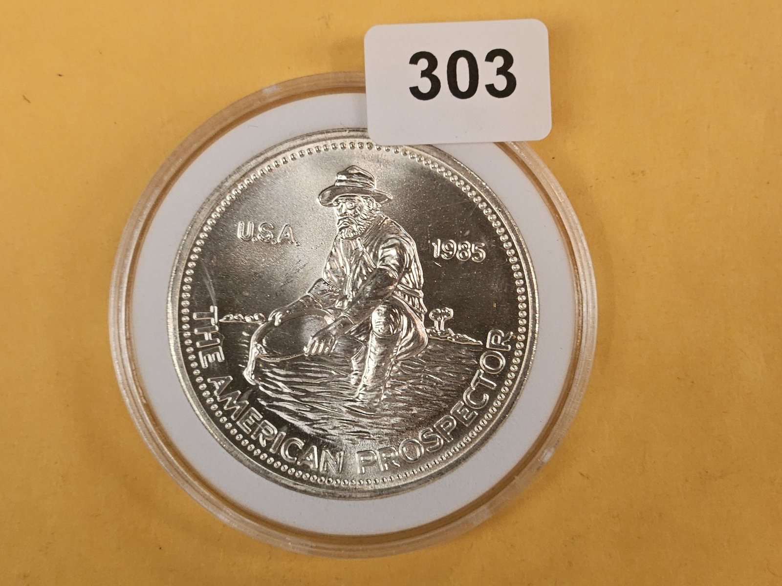 ENGELHARD SILVER! One Troy ounce .999 fine silver art round (1 of 2)